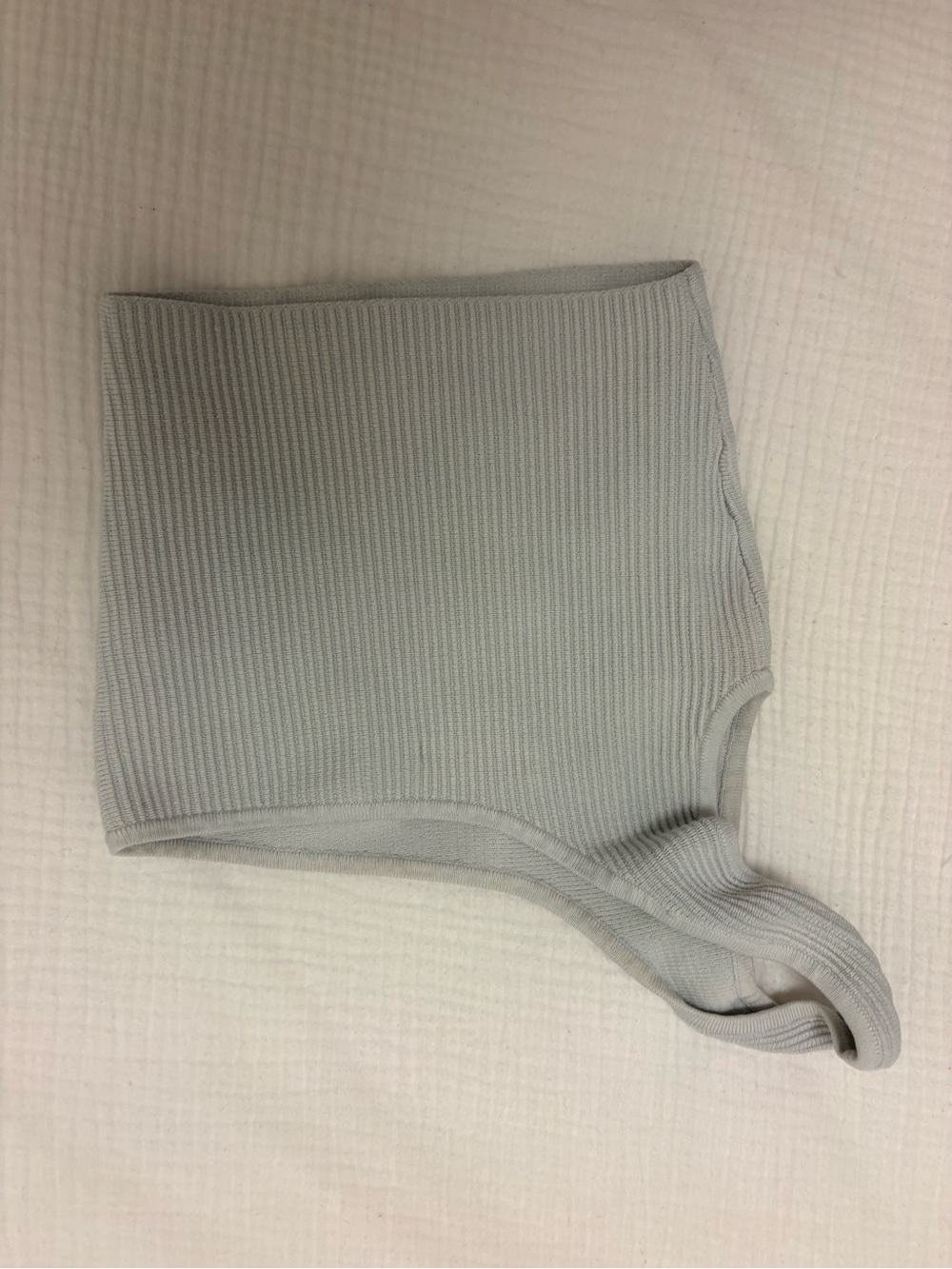 Babaton ribbed white top